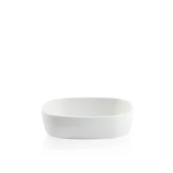 Best Piet Hein - Superellipsefad porcelain 15*20*5,5 cm - HVID HØJ