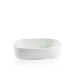 Best Piet Hein - Superellipsefad porcelain 19*25*6,5 cm - HVID HØJ