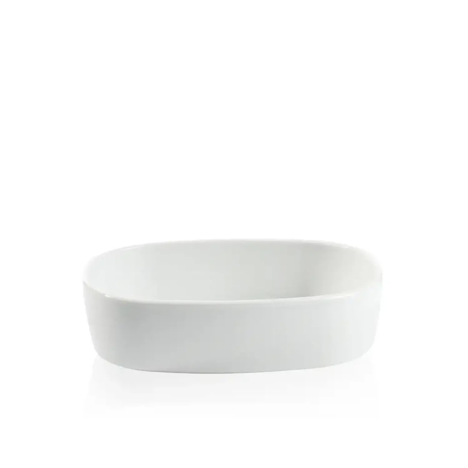 Best Piet Hein - Superellipsefad porcelain 19*25*6,5 cm - HVID HØJ