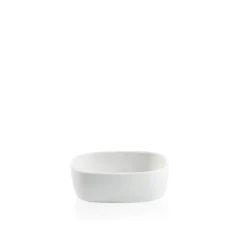 Clearance Piet Hein - Superellipsefad porcelain 11*15*5 cm - HVID HØJ