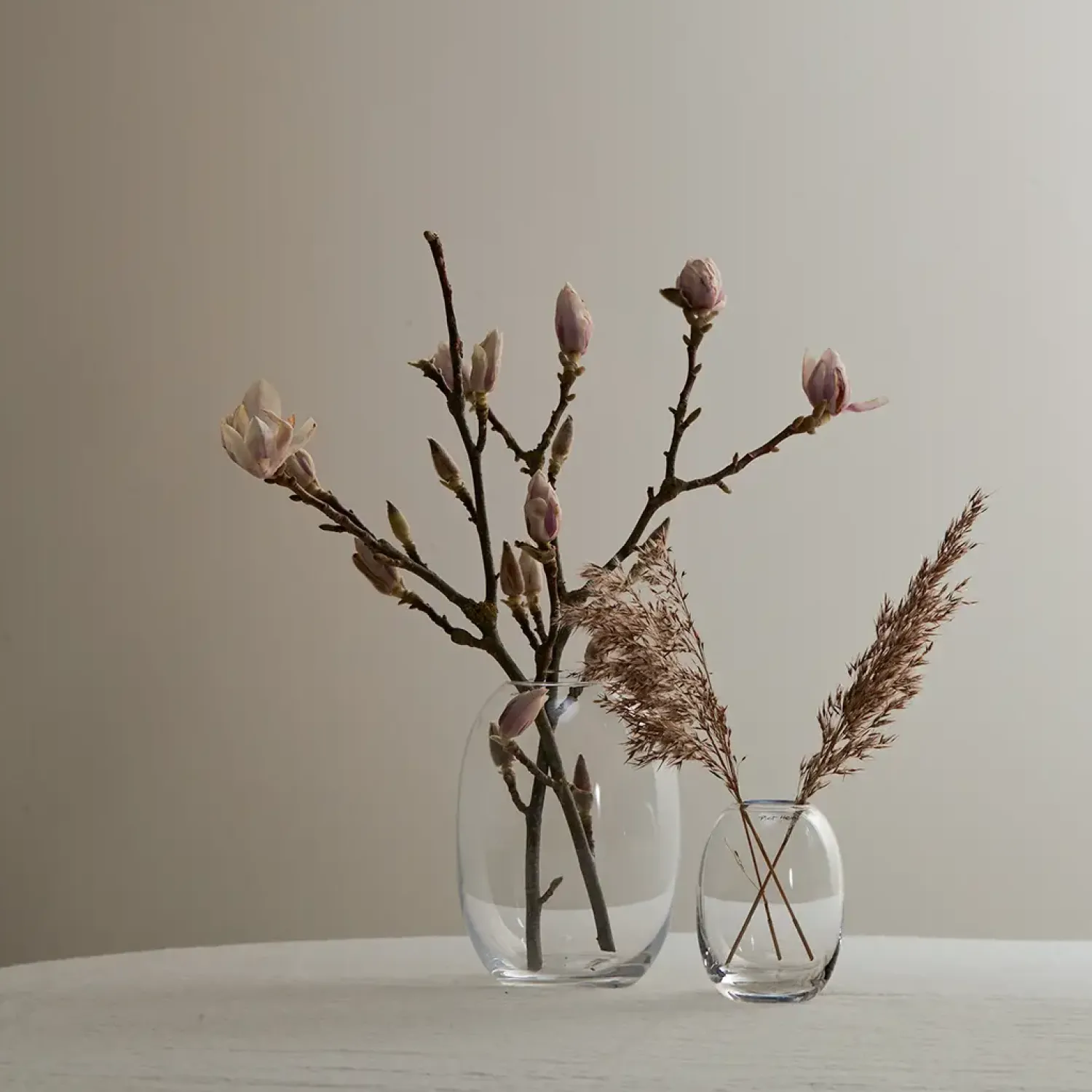 Best Piet Hein - Vase glas 50 cm - KLAR