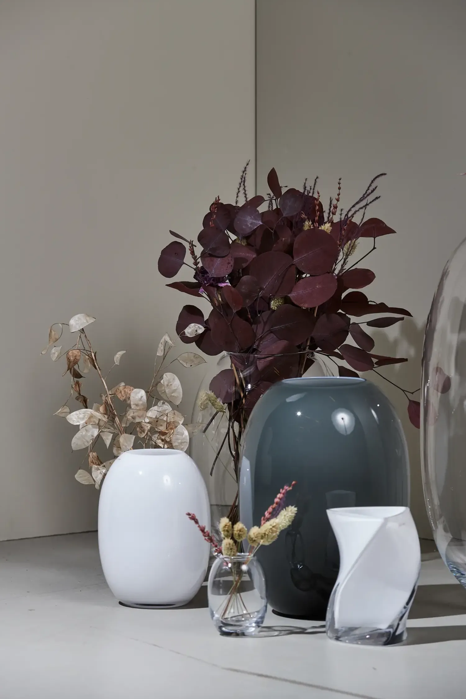Best Piet Hein - Vase glas 50 cm - OPAL
