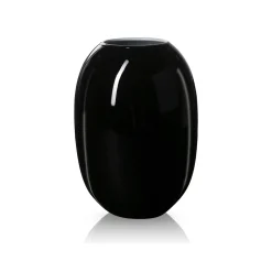 Sale Piet Hein - Vase glas 30 cm - SORT-OPAL