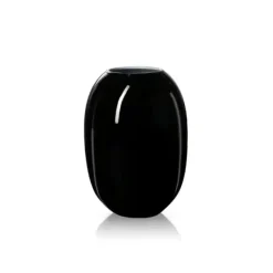 Best Piet Hein - Vase glas 20 cm - SORT-OPAL