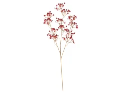 Clearance Present time - Artificial flower Babybreath red ochre