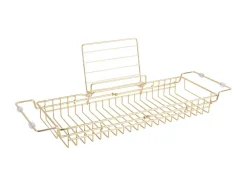 Hot Present time - Bath tub caddy iron gold plated