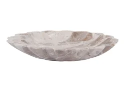 New Present time - Bowl Flower large marble brown
