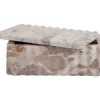 New Present time - Bowl rectangle with lid marble brown