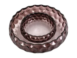 Clearance Present time - Bowl Speckles glass small chocolate brown