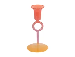 Best Present time - Candle holder Anillo Vivo small multi colour bright red