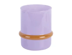Clearance Present time - Candle holder Animado Anillo soft purple w. mango yellow