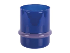 Hot Present time - Candle holder Animado Anillo cobalt blue w. soft purple