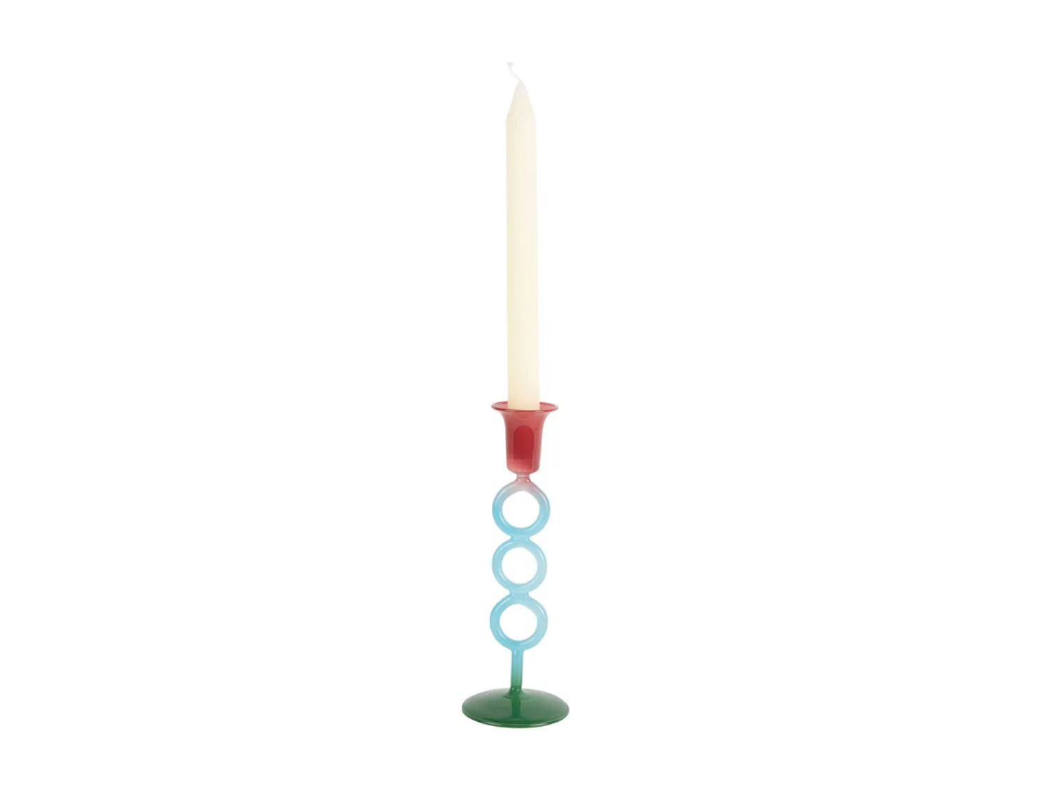 Hot Present time - Candle holder Anillo Vivo medium multi colour warm purple