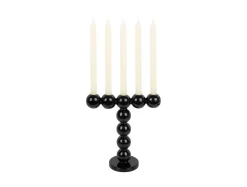 New Present time - Candle holder Bubbles high enamel black