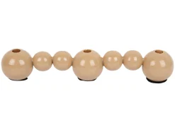 Discount Present time - Candle holder Bubbles straight enamel soft brown