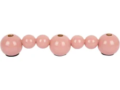 New Present time - Candle holder Bubbles straight enamel flamingo pink