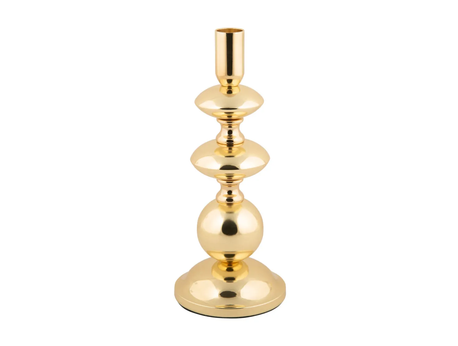 Best Present time - Candle holder Dazzle large gold plated