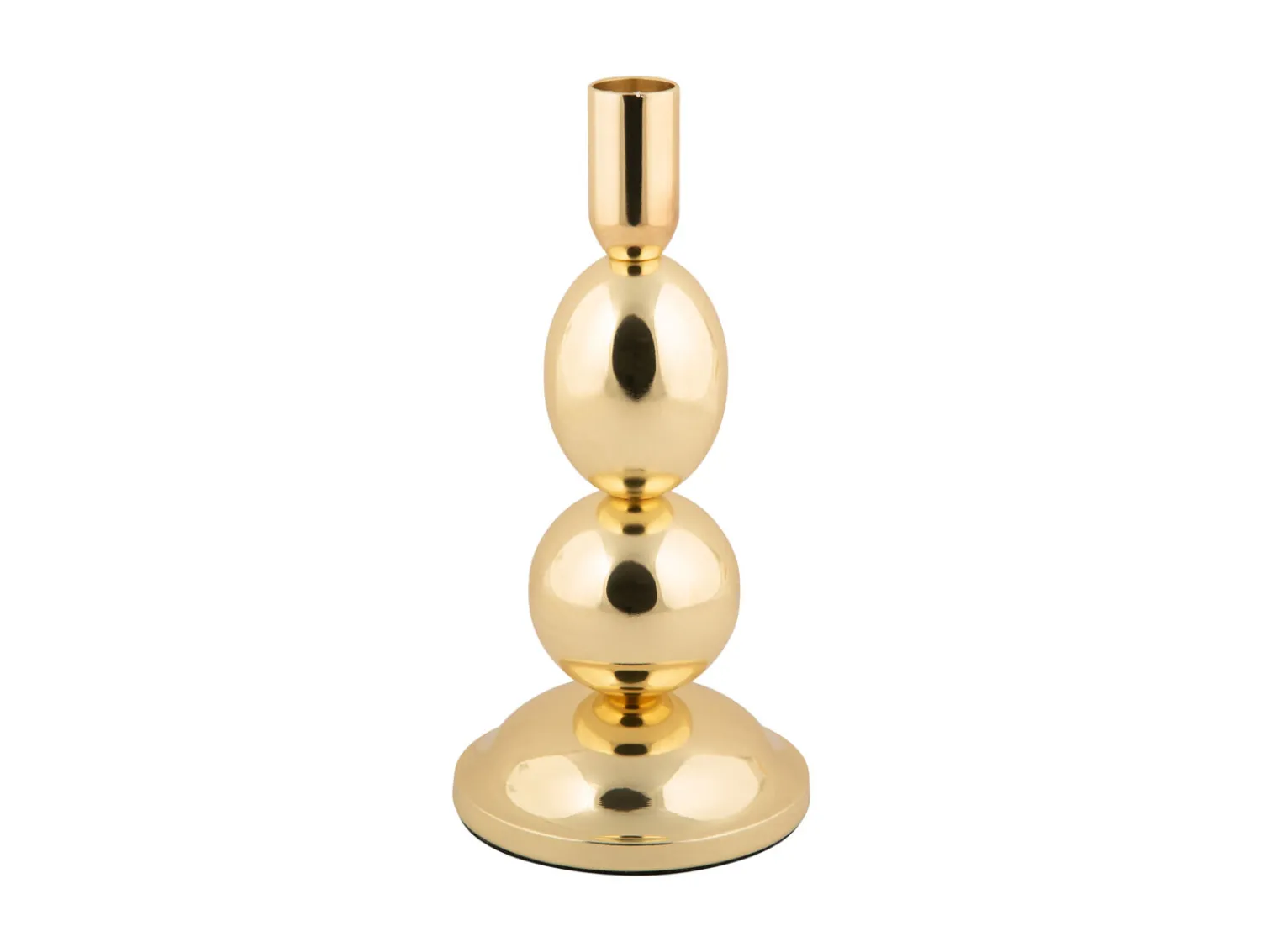 Sale Present time - Candle holder Dazzle medium gold plated