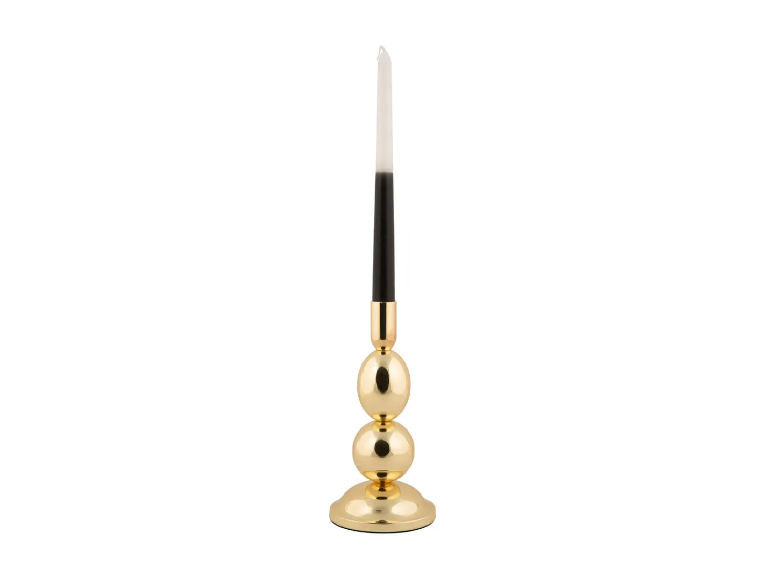 Sale Present time - Candle holder Dazzle medium gold plated
