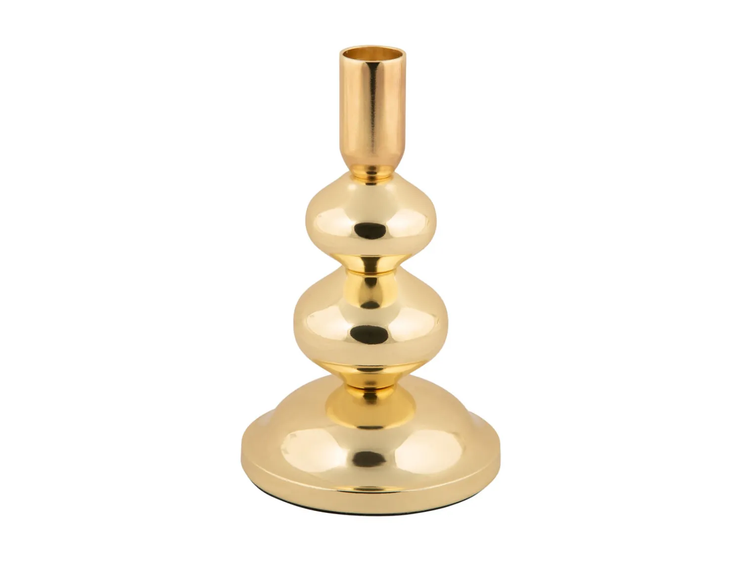 Sale Present time - Candle holder Dazzle small gold plated