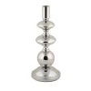 Online Present time - Candle holder Dazzle large chrome plated
