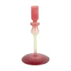 Clearance Present time - Candle holder Duo Colores small warm purple w. soft green