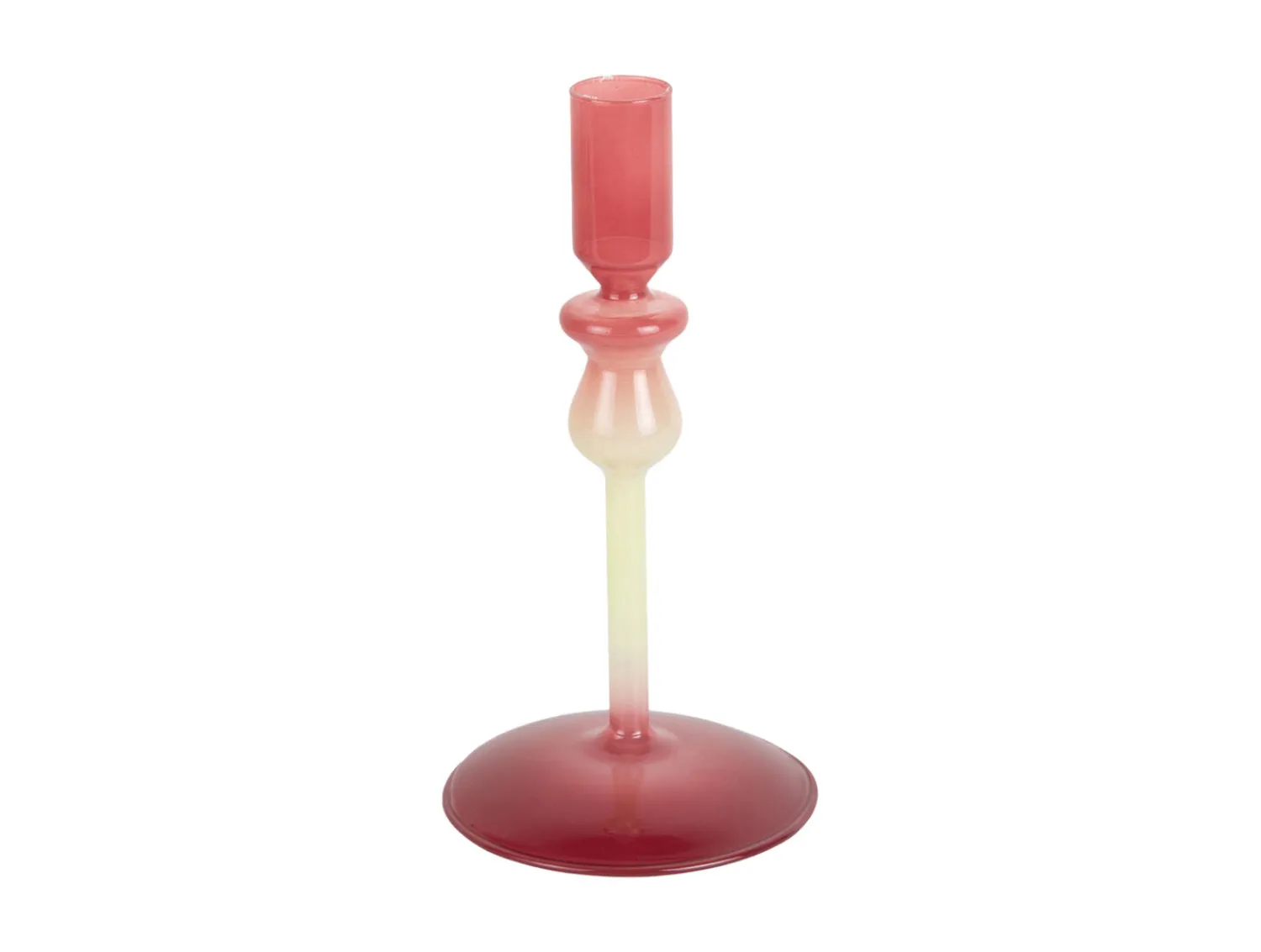 Clearance Present time - Candle holder Duo Colores small warm purple w. soft green