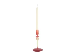 Clearance Present time - Candle holder Duo Colores small warm purple w. soft green