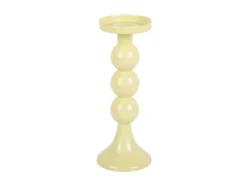 Hot Present time - Candle holder Funky large soft yellow
