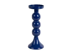 Clearance Present time - Candle holder Funky large cobalt blue