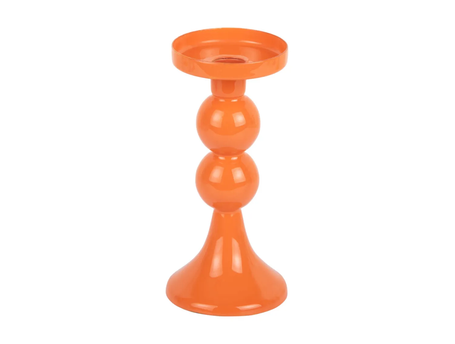 Discount Present time - Candle holder Funky medium bright orange