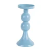 Hot Present time - Candle holder Funky medium soft blue