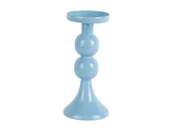 Hot Present time - Candle holder Funky medium soft blue