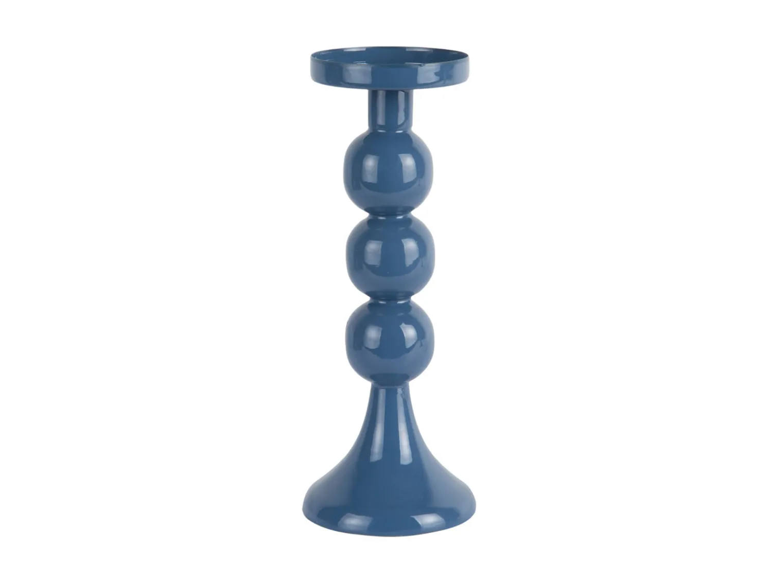 Outlet Present time - Candle holder Funky large classic blue