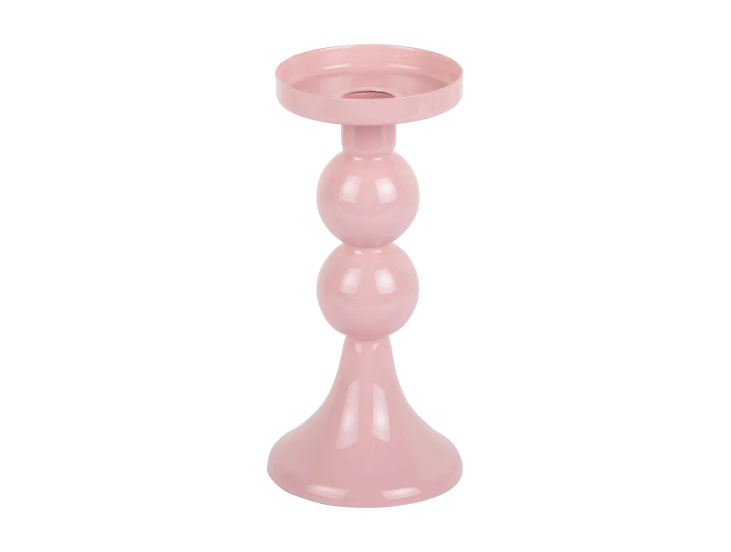 Outlet Present time - Candle holder Funky medium soft pink