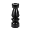 Best Present time - Candle holder Modelar Medium mango wood black