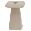 Best Present time - Candle holder Roca medium warm grey