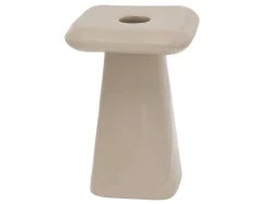 Best Present time - Candle holder Roca medium warm grey
