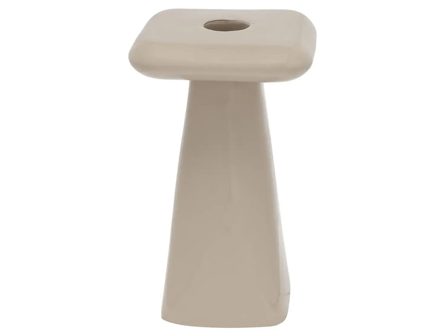 Discount Present time - Candle holder Roca large warm grey