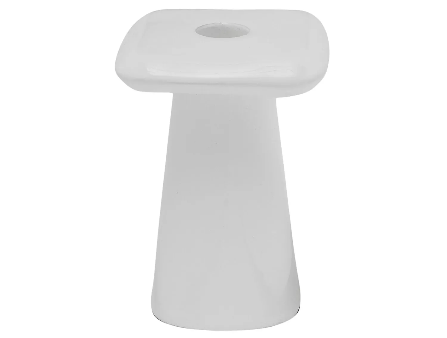 Online Present time - Candle holder Roca medium white