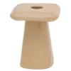 Best Present time - Candle holder Roca small soft brown
