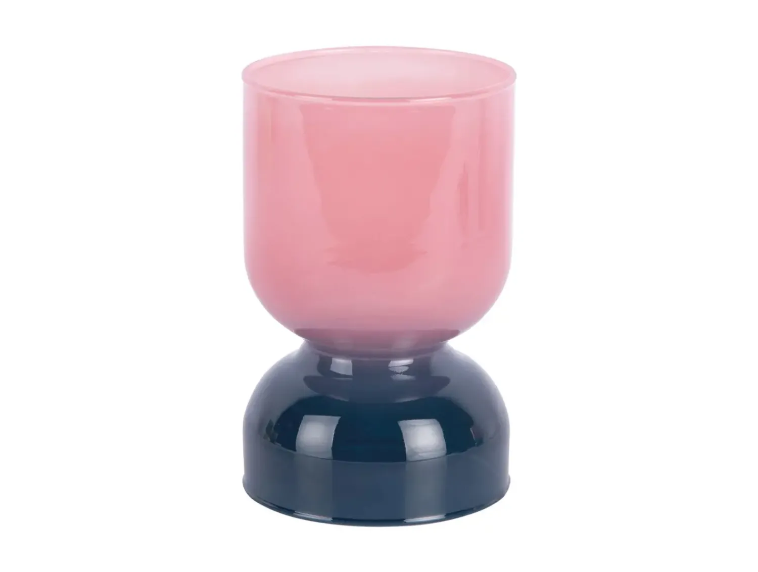 Online Present time - Candle holder Variado Colores faded pink w. dark blue