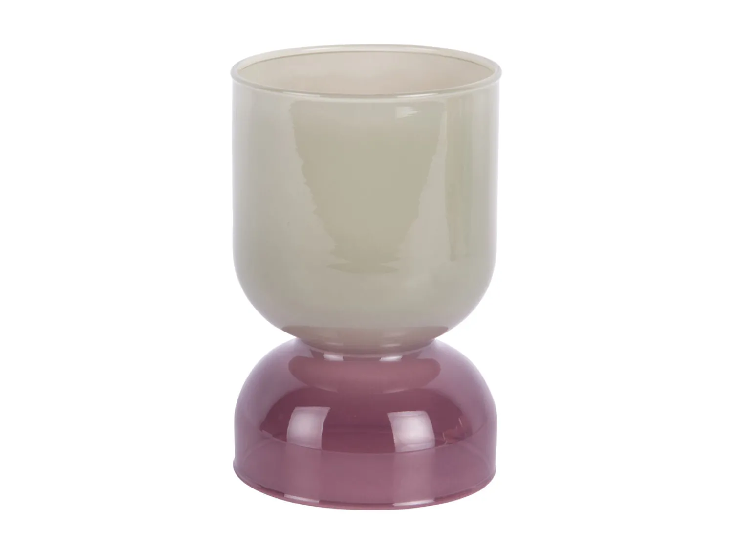 Online Present time - Candle holder Variado Colores grayed jade w. light mauve