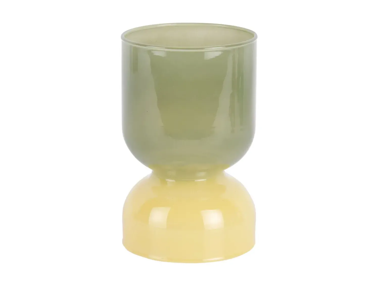 Clearance Present time - Candle holder Variado Colores jungle green w. soft yellow