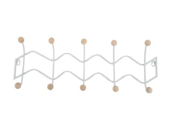 Hot Present time - Coat rack Double Zig Zag white