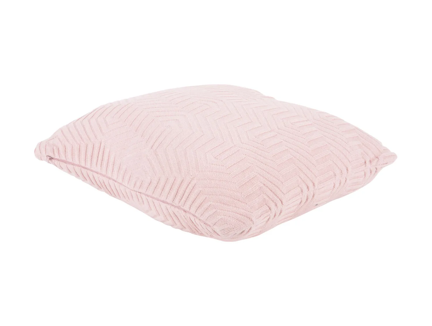 Hot Present time - Cushion Honeycomb knitted cotton soft pink