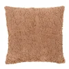 Discount Present time - Cushion Tierno furry brown