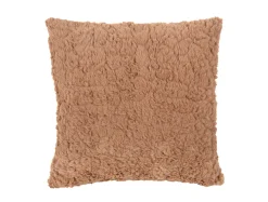 Discount Present time - Cushion Tierno furry brown