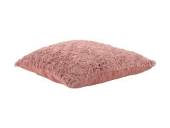 Present time - Cushion Tierno furry faded pink