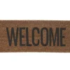 Clearance Present time - Doormat Welcome black coir